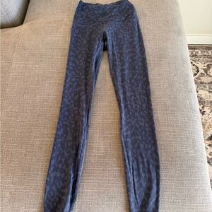 lululemon athletica Dark Navy Subtle Animal-Print Leggings